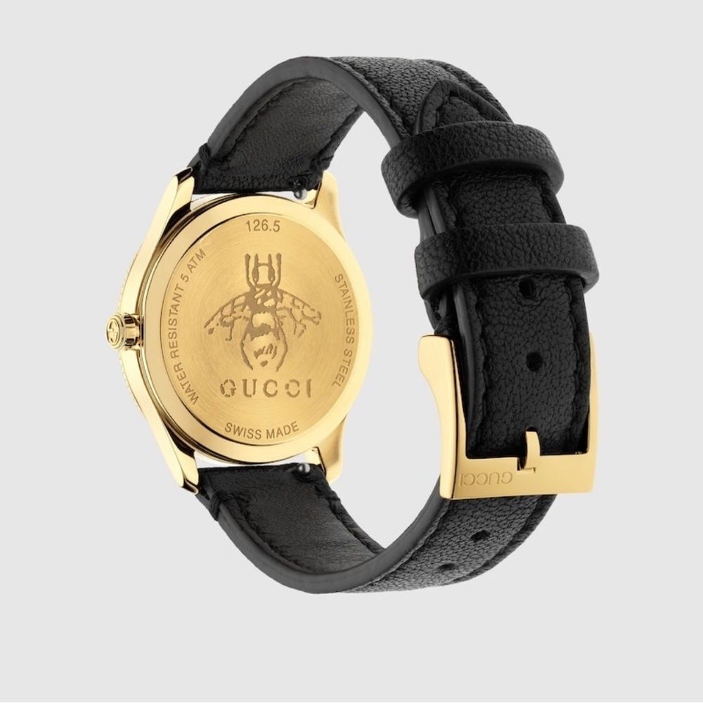 Brand new with box and dustbag Gucci Black and Gold Watch women's - Picture 4 of 10